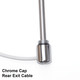 EL-PTC-CU - Electric element 300W with 1.2m cable & white/chrome cap EL-PTC-CU - Electric element 300W with 1.2m cable & white/chrome cap